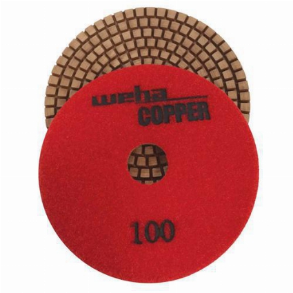WEHA 4" COPPER DIAMOND POLISHING PADS - Detroitdiamondtools