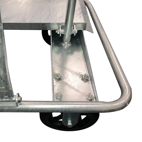 WEHA GALVANIZED GRANITE SHOP CART - BROKEN DOWN - Detroitdiamondtools