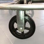 WEHA GALVANIZED GRANITE SHOP CART - BROKEN DOWN - Detroitdiamondtools