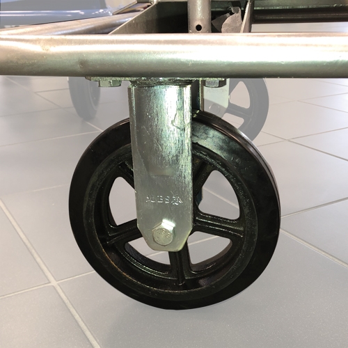 WEHA GALVANIZED GRANITE SHOP CART - BROKEN DOWN - Detroitdiamondtools