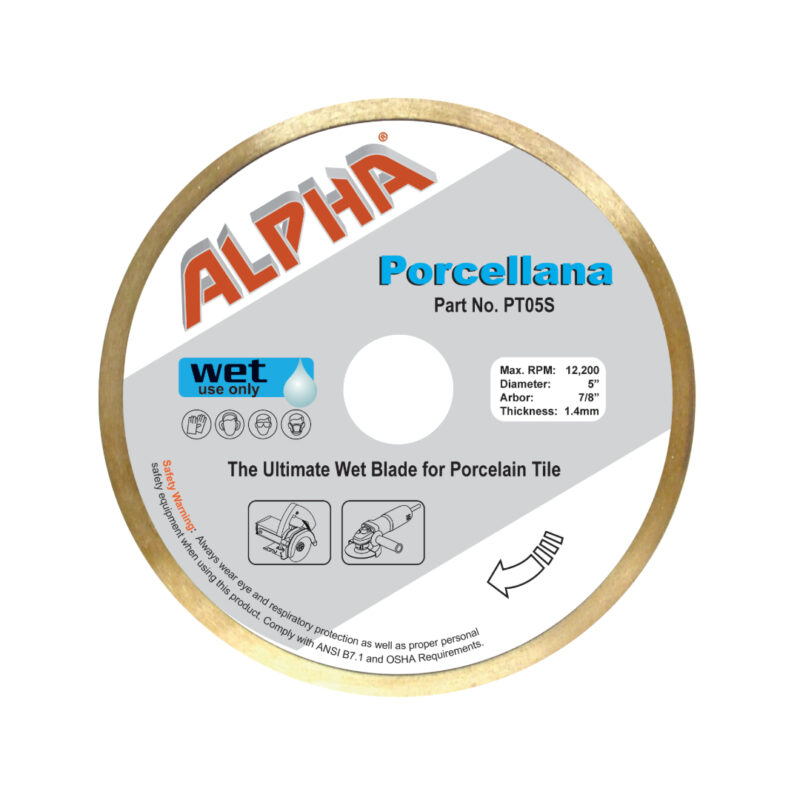 alpha porcellana tile blade- detroitdiamondtools