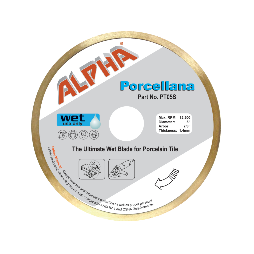 alpha porcellana tile blade- detroitdiamondtools