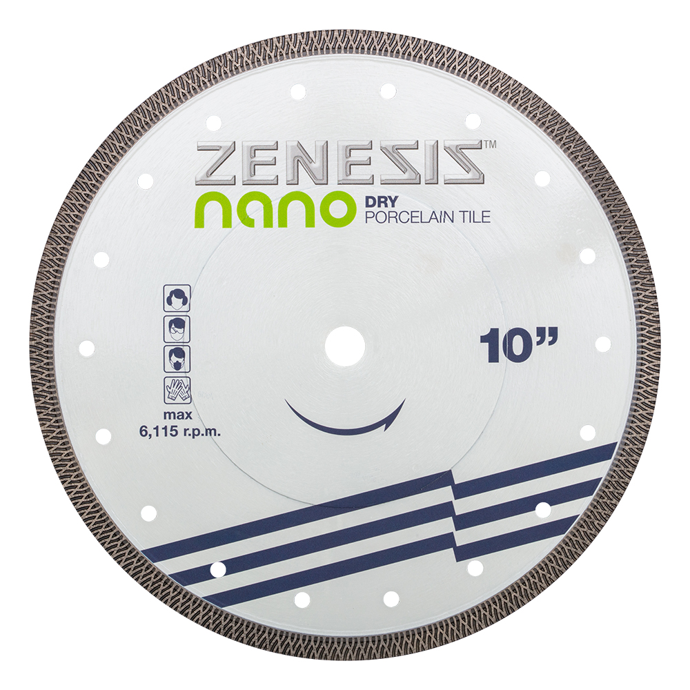 ZENESIS™ NANO DRY PORCELAIN BLADE - Detroitdiamondtools