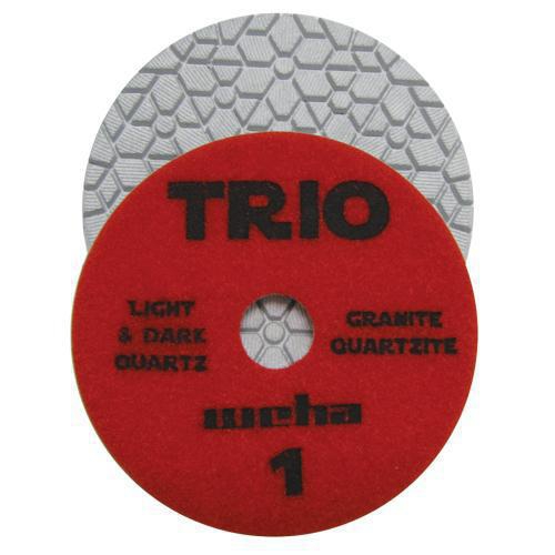 13341-2 4" TRIO STEP 1 DIAMOND POLISHING PAD