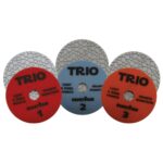 13341-6 4" TRIO STEP All Sets DIAMOND POLISHING PAD
