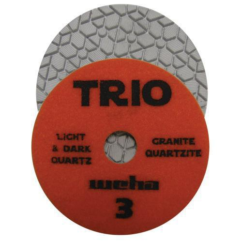 4" TRIO STEP 3 DIAMOND POLISHING PAD 4" TRIO STEP 3 DIAMOND POLISHING PAD