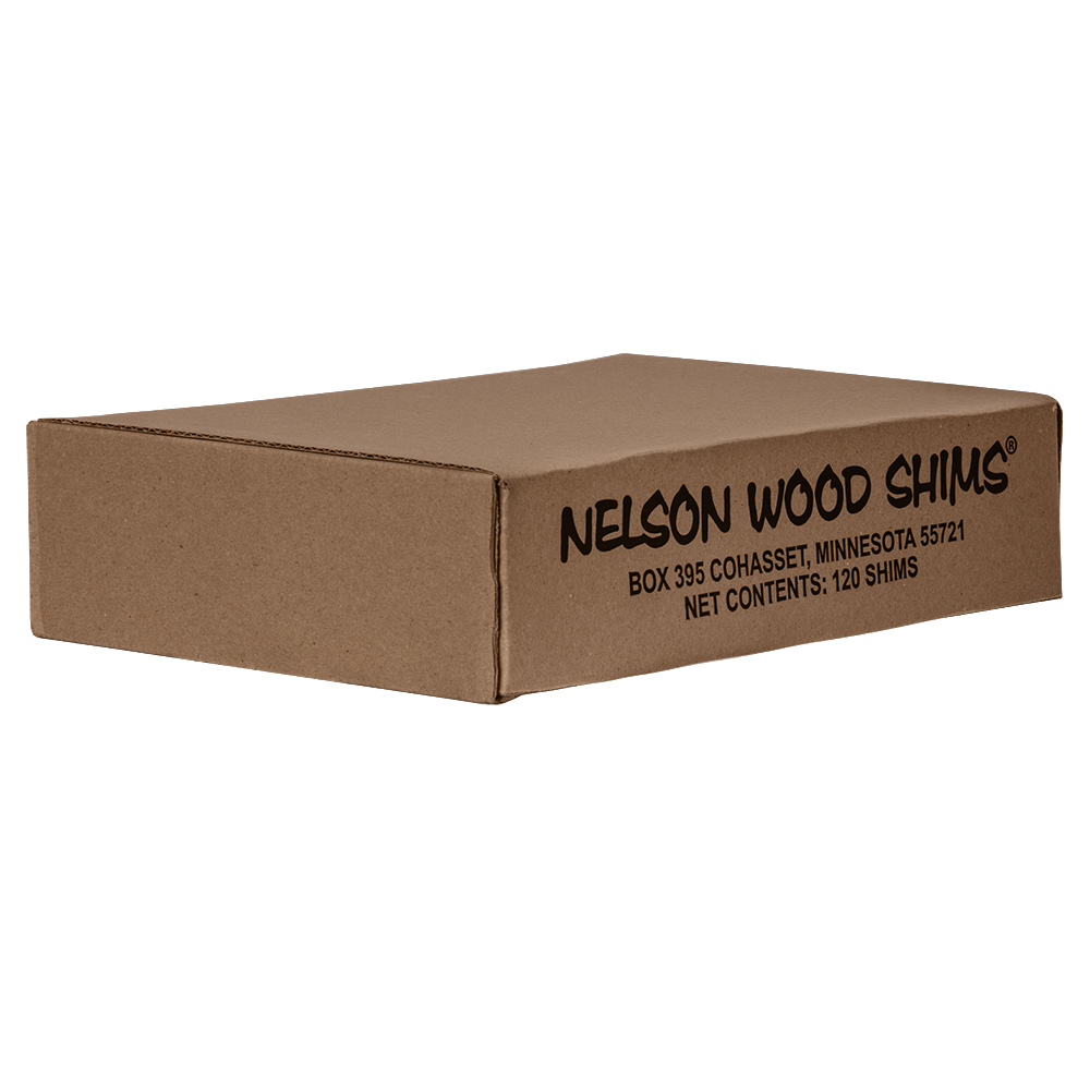 NELSON PRO PACK CARTON 120 COUNT 8IN WOOD SHIMS