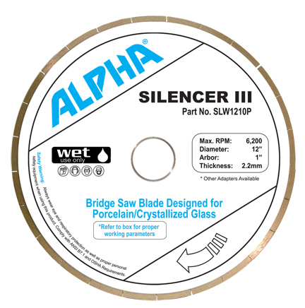 Silencer III for Porcelain/Crystallized Glass