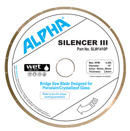 Silencer III for Porcelain/Crystallized Glass