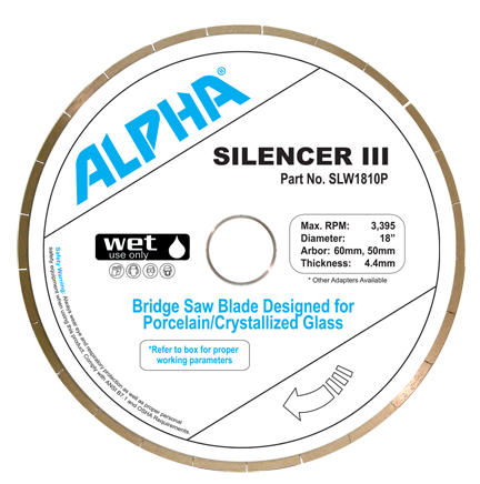 Silencer III for Porcelain/Crystallized Glass