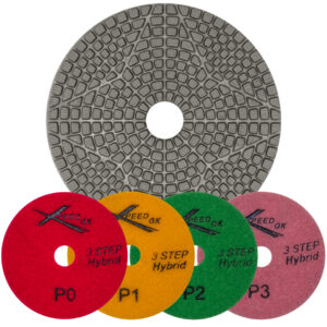 XPEED 3 STEP POLISHING PAD - STAR SHAPE - Detroitdiamondtools