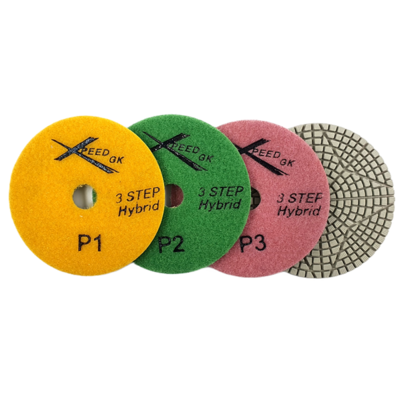 Xpeed 3 Step Polishing Pad- Star Shape