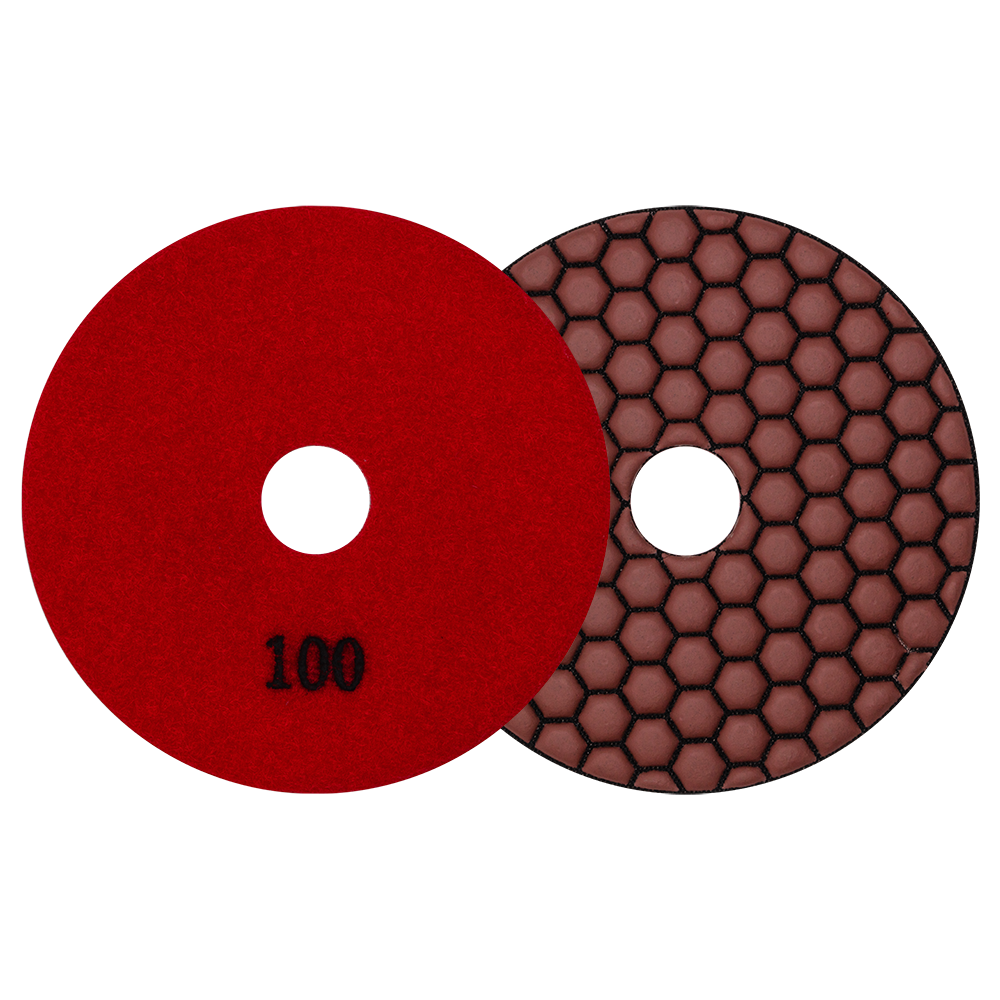 diamond vantage 7 step hexagon dry pads - detroitdiamondtools