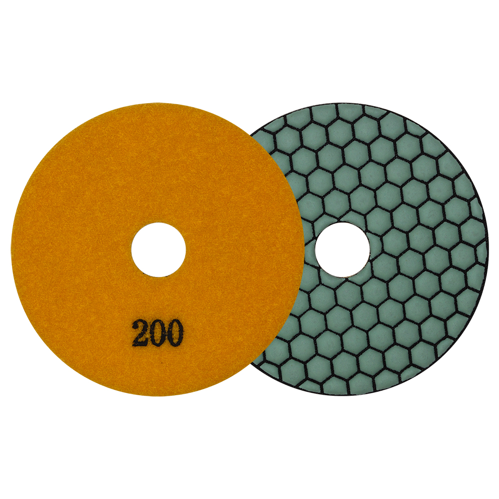 diamond vantage 7 step hexagon dry pads - detroitdiamondtools