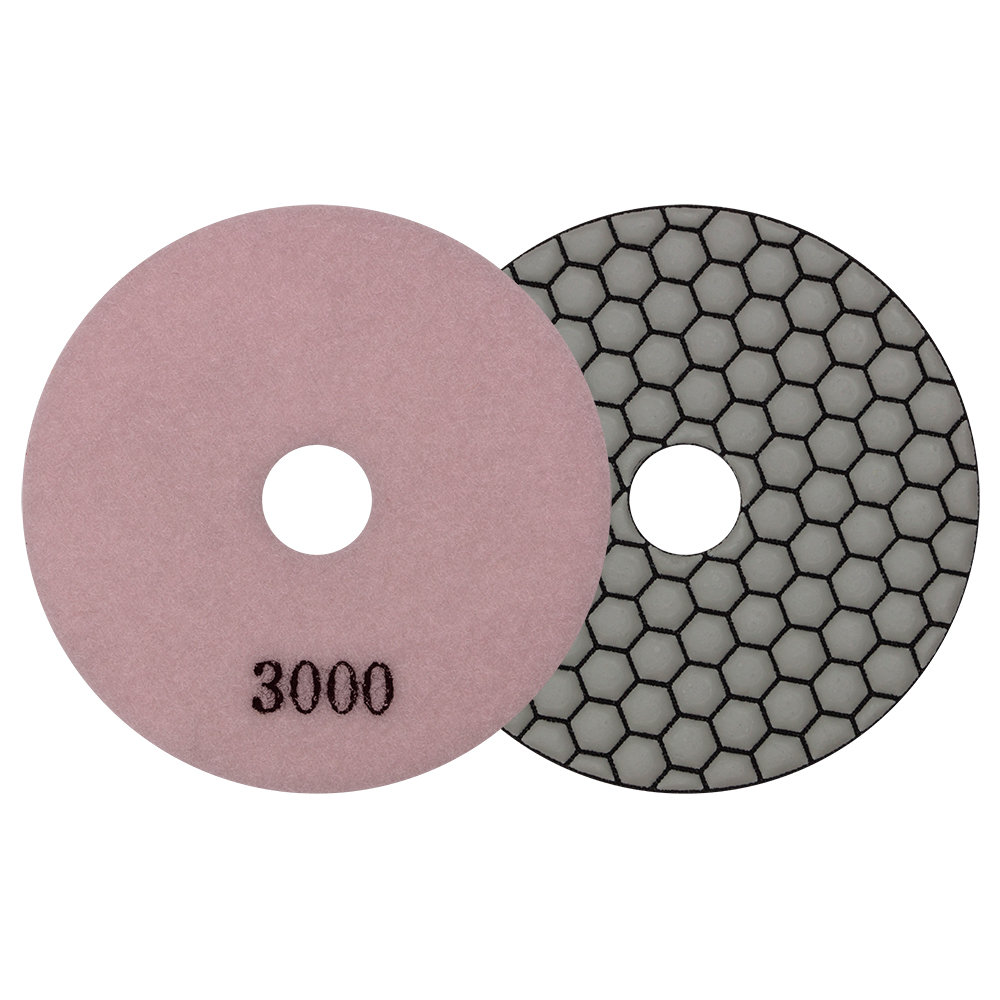 diamond vantage 7 step hexagon dry pads - detroitdiamondtools