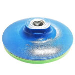 XPEED 4" HOOK & LOOP BLUE BACKER PAD WITH SPONGE - Detroitdiamondtools