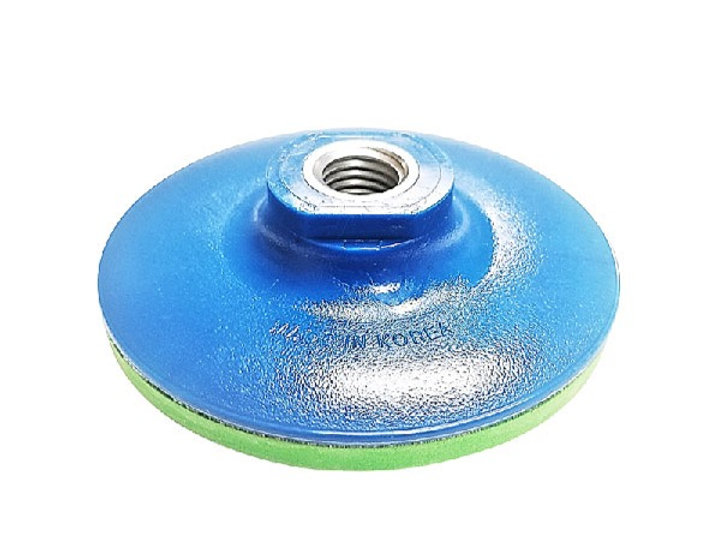 XPEED 4" HOOK & LOOP BLUE BACKER PAD WITH SPONGE - Detroitdiamondtools