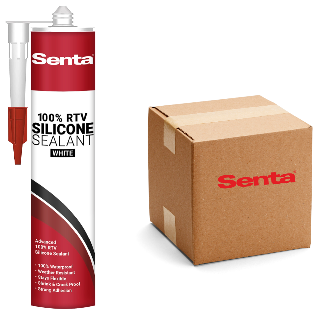 SENTA 100% RTV SILICONE SEALANT - WHITE - Detroitdiamondtools