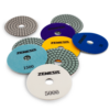 z flex zenesis dry pads-2 ZENESIS™ Z-FLEX DRY POLISHING PADS - Detroitdiamondtools