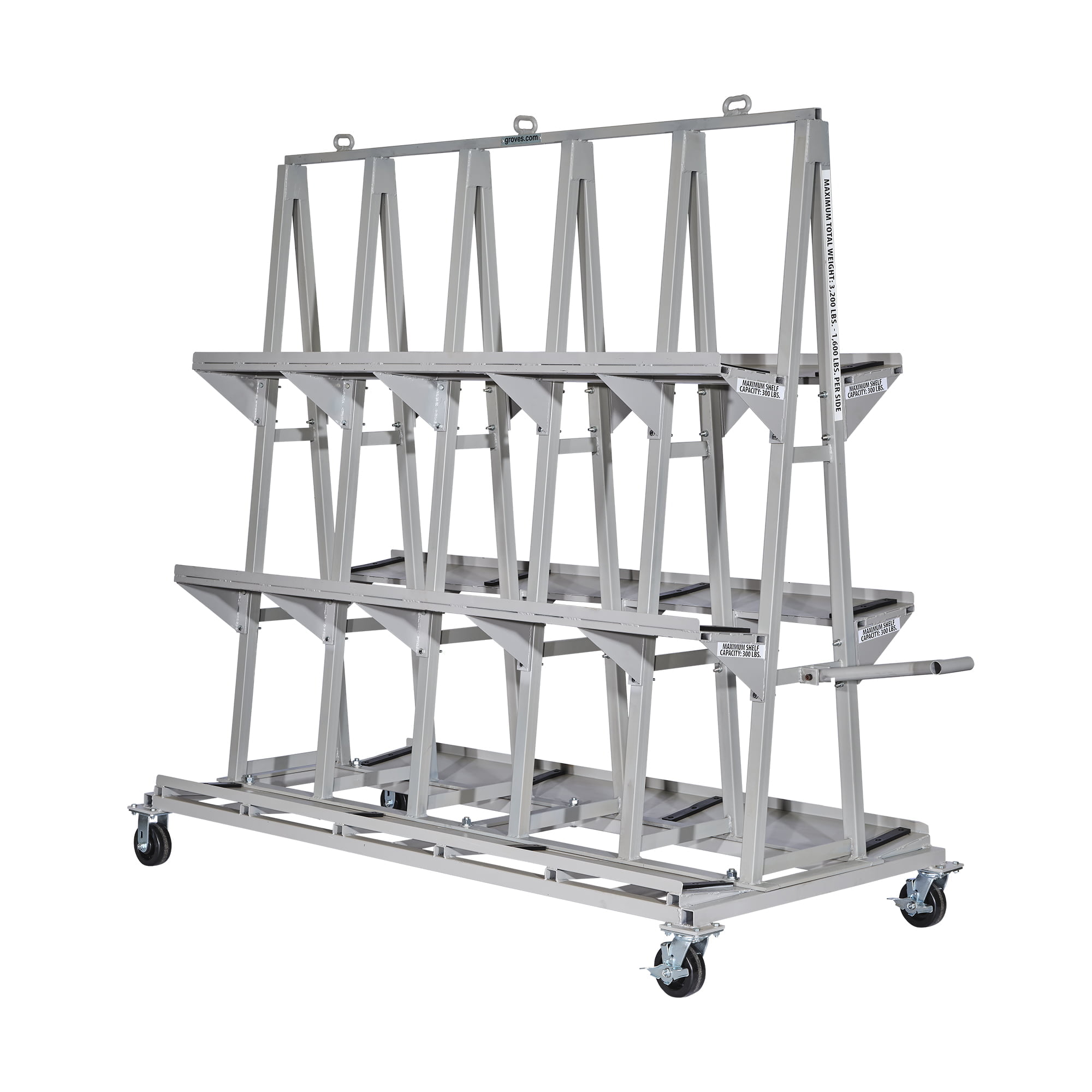 HEAVY DUTY BACKSPLASH CART - HDBSC8472 - Detroitdiamondtools