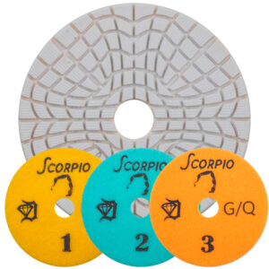 SCORPIO THREE STEP POLISHING PADS - Detroitdiamondtools