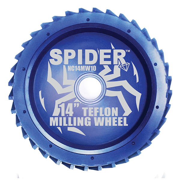 SPIDER™ 14″ TEFLON MILLING WHEEL - Detroitdiamondtools
