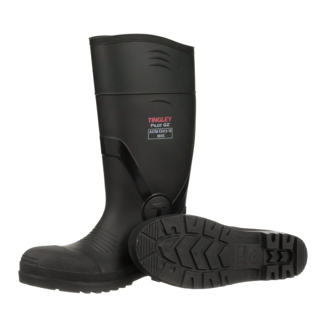 TINGLEY PILOT G2 15" PVC STEEL TOE BOOT - Detroitdiamondtools