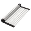 ROLL UP KITCHEN SINK DRYING RACK - Stainless Steel
