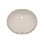 PORCELAIN UNDERMOUNT OVAL SINK UO1512 - Detroitdiamondtools