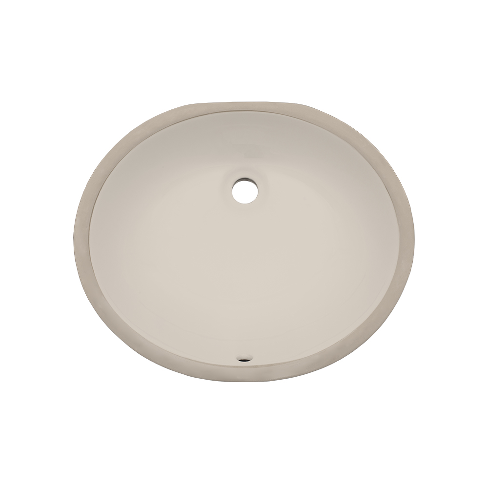 PORCELAIN UNDERMOUNT OVAL SINK UO1512 - Detroitdiamondtools