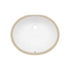 PORCELAIN UNDERMOUNT OVAL SINK UO1512 - Detroitdiamondtools