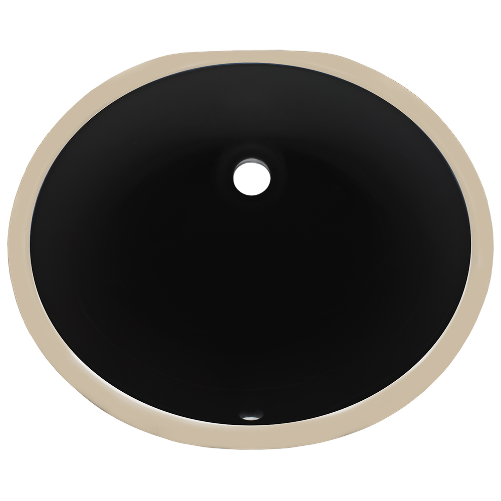 PORCELAIN UNDERMOUNT OVAL SINK UO1714 - Detroitdiamondtools