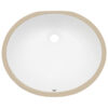 PORCELAIN UNDERMOUNT OVAL SINK UO1714 - Detroitdiamondtools
