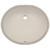 PORCELAIN UNDERMOUNT OVAL SINK UO1714 - Detroitdiamondtools