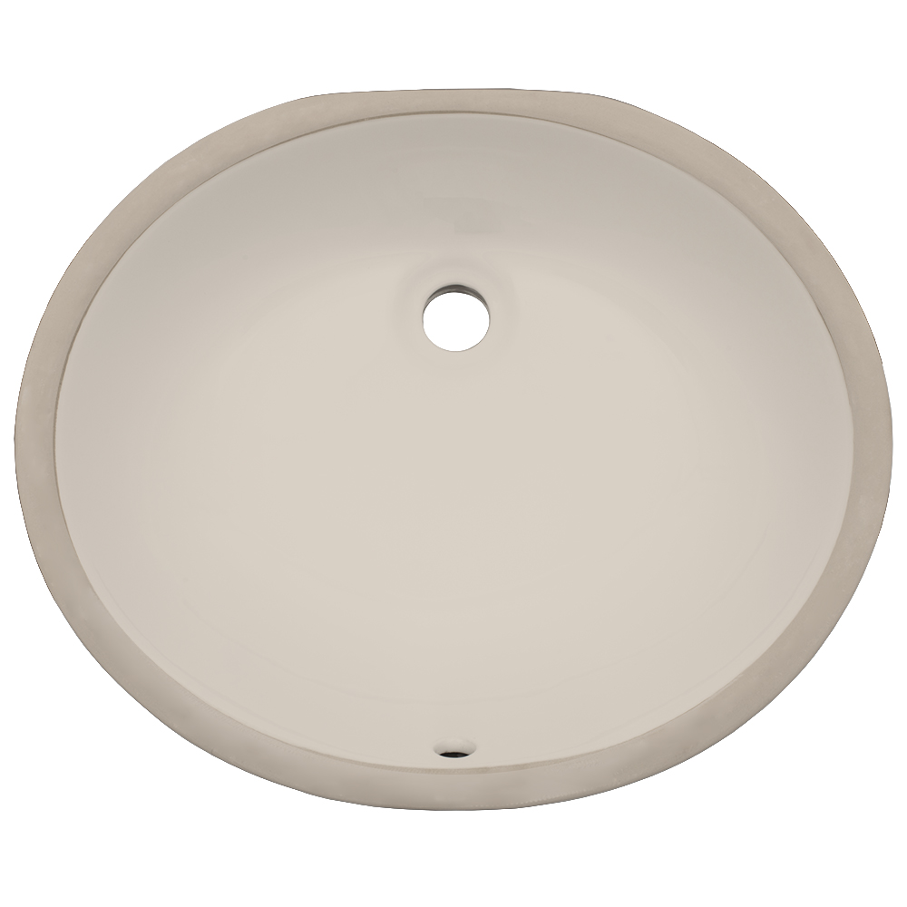 PORCELAIN UNDERMOUNT OVAL SINK UO1714 - Detroitdiamondtools
