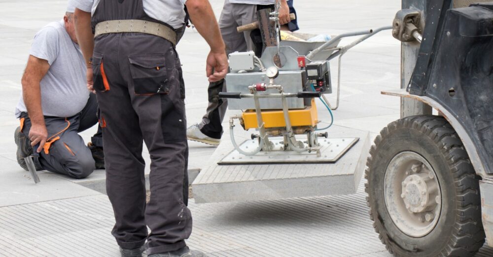 How To Safely Use a Lifter for Stone Slab Handling - using stone slab lifter safely - detroitdiamondtools