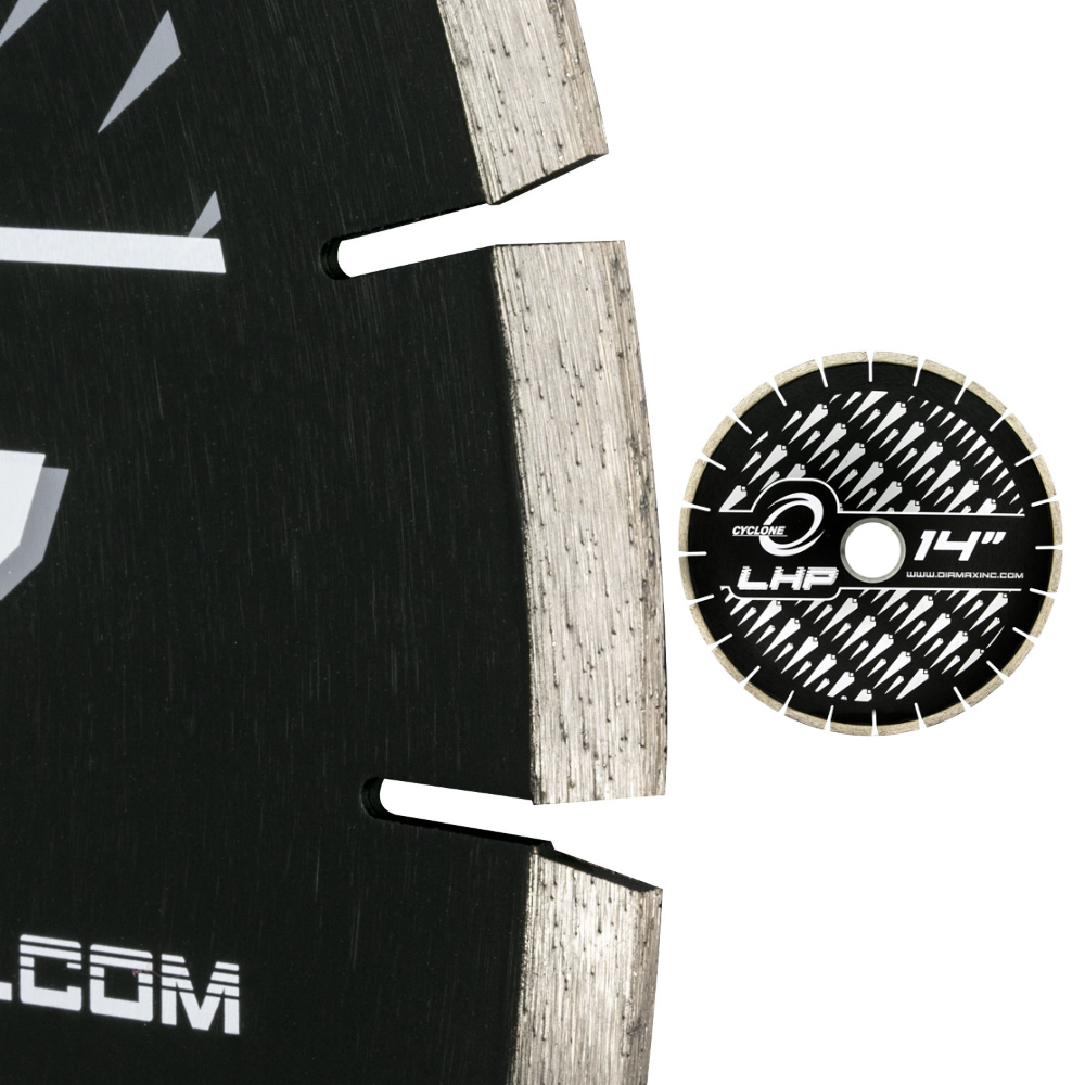CYCLONE low horsepower-5 (1) CYCLONE LOW HP SILENT CORE BLADE - Detroitdiamondtools