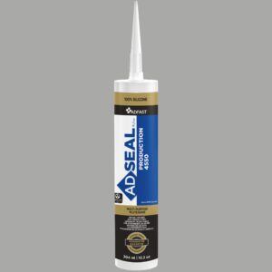 ADSEAL 4550 SERIES NEUTRAL CURE 100% SILICONE SEALANT - ALUMINUM 4559