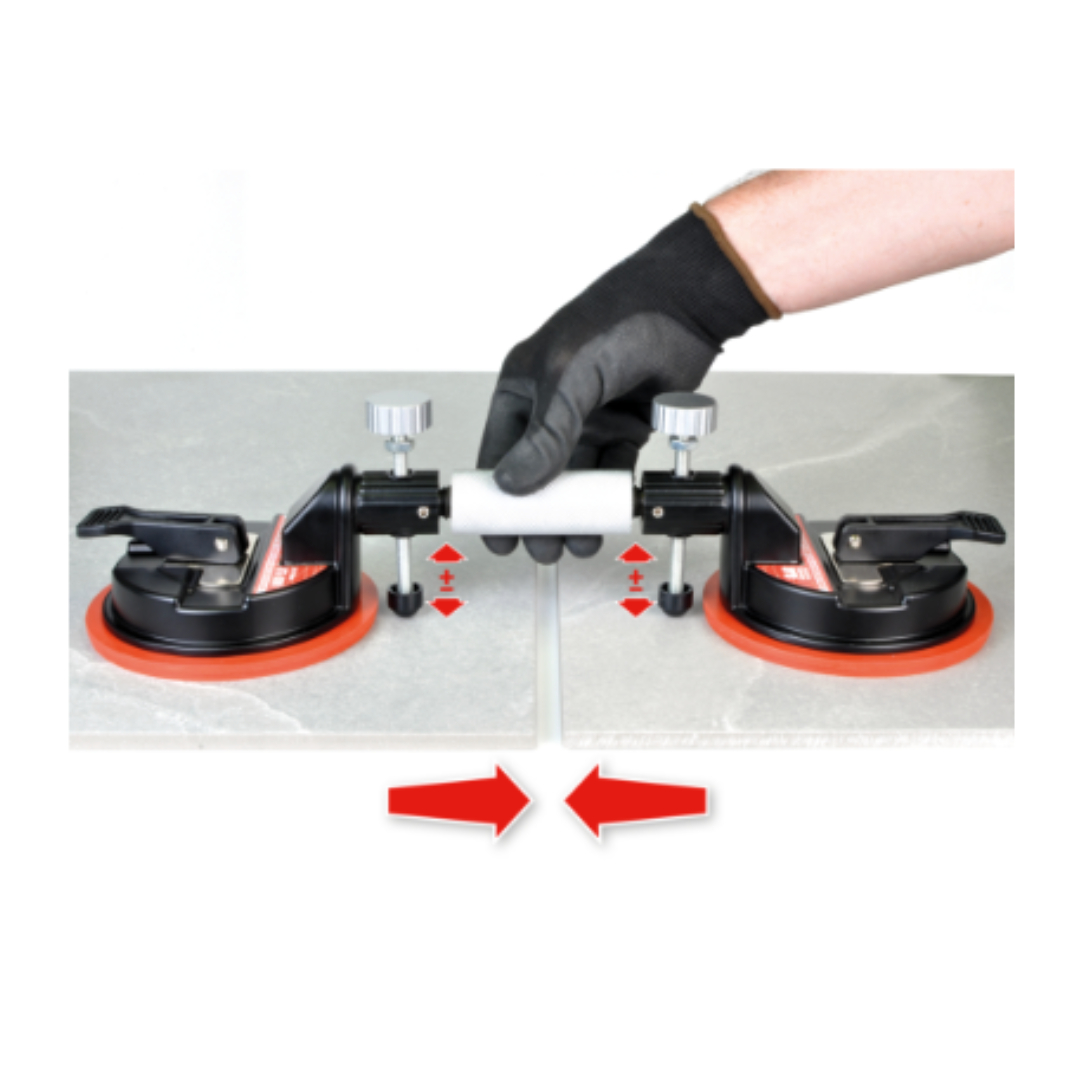 Montolit vt-300 Double Suction Cup Seam Setter - Detroitdiamondtools