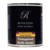 REVOLUTION TRANSPARENT POLYESTER KNIFE GRADE - Quart REVOLUTION TRANSPARENT POLYESTER KNIFE GRADE - Quart
