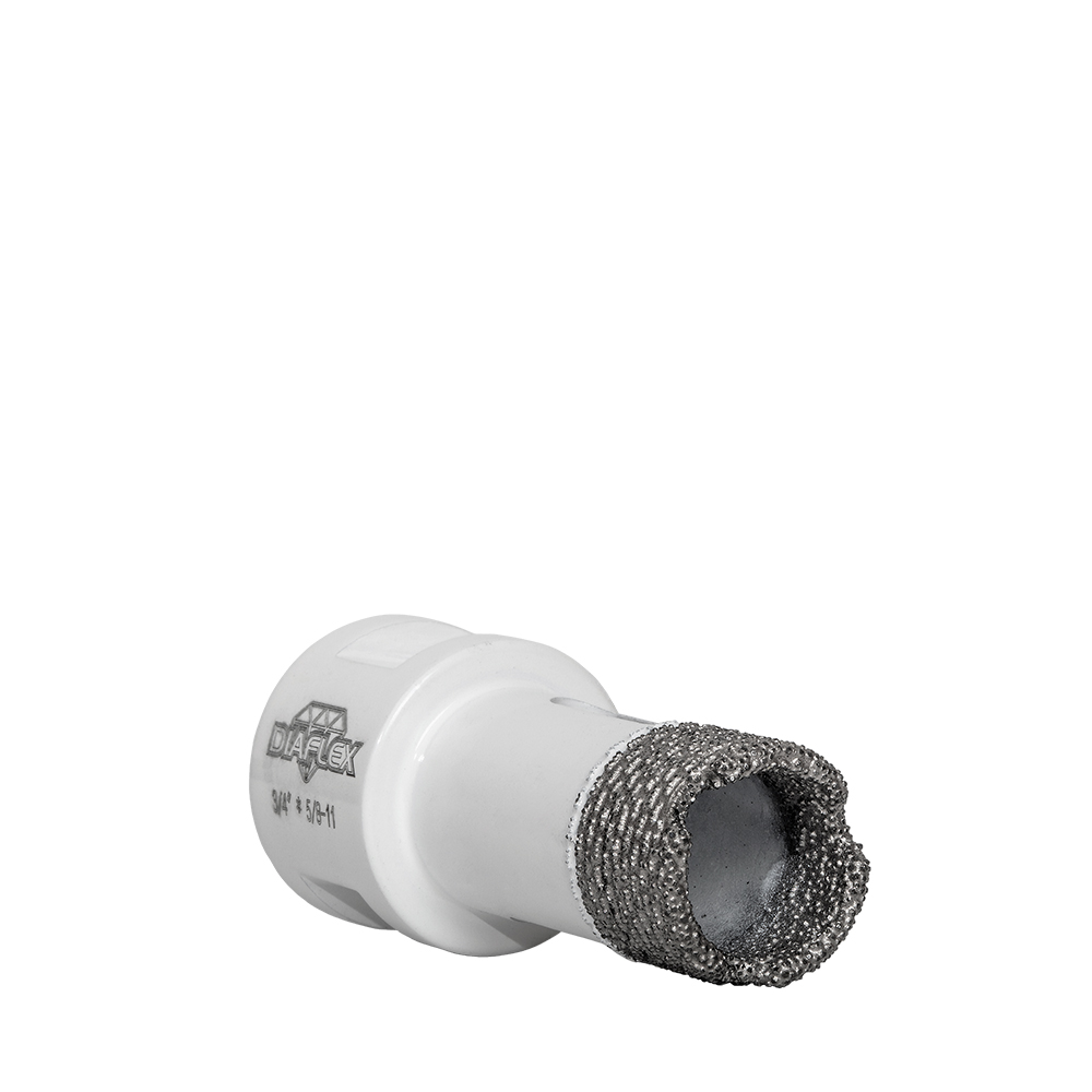 Diaflex Premium Brazed Core Bit – Fast-Cutting Diamond Core Bit for Porcelain & Stone - Detroitdiamondtools