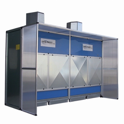 WEHA 13' (4 METER) AUTOMATIC DRY DUST COLLECTOR BOOTH SYSTEM - Detroitdiamondtools