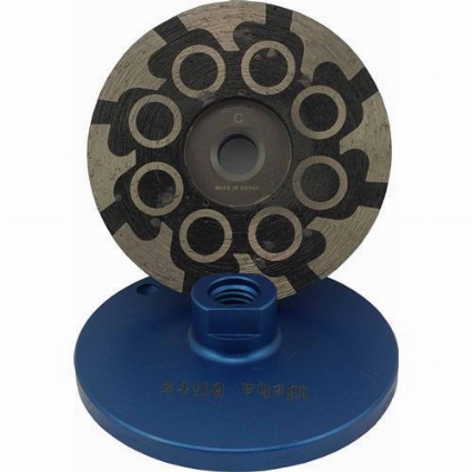 WEHA BLITZ 4" RESIN FILLED CUP WHEEL