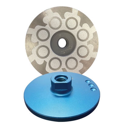 WEHA BLITZ 4" RESIN FILLED CUP WHEEL