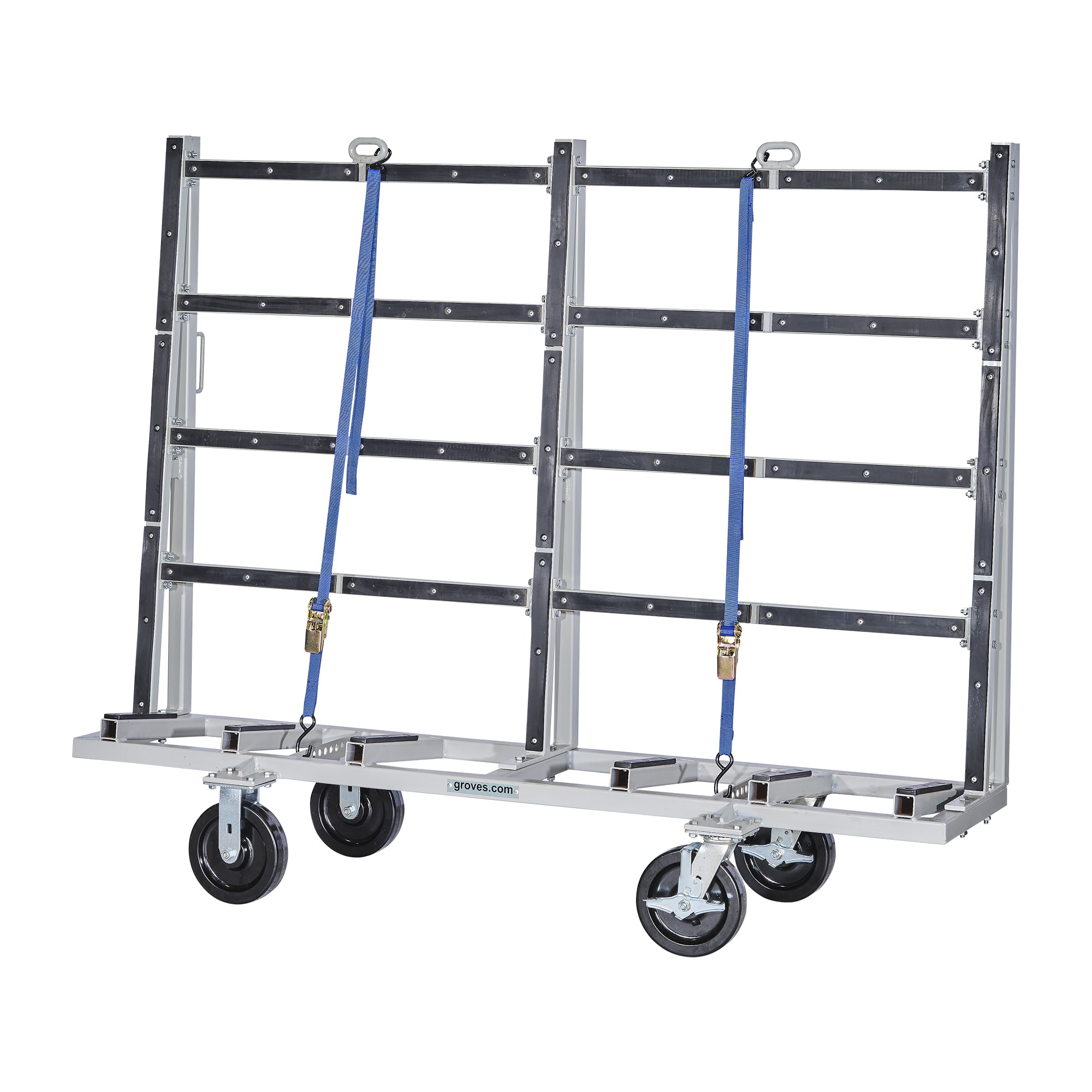 Groves Single Sided Shop Carts - Granite Slab Rack - Detroitdiamondtools
