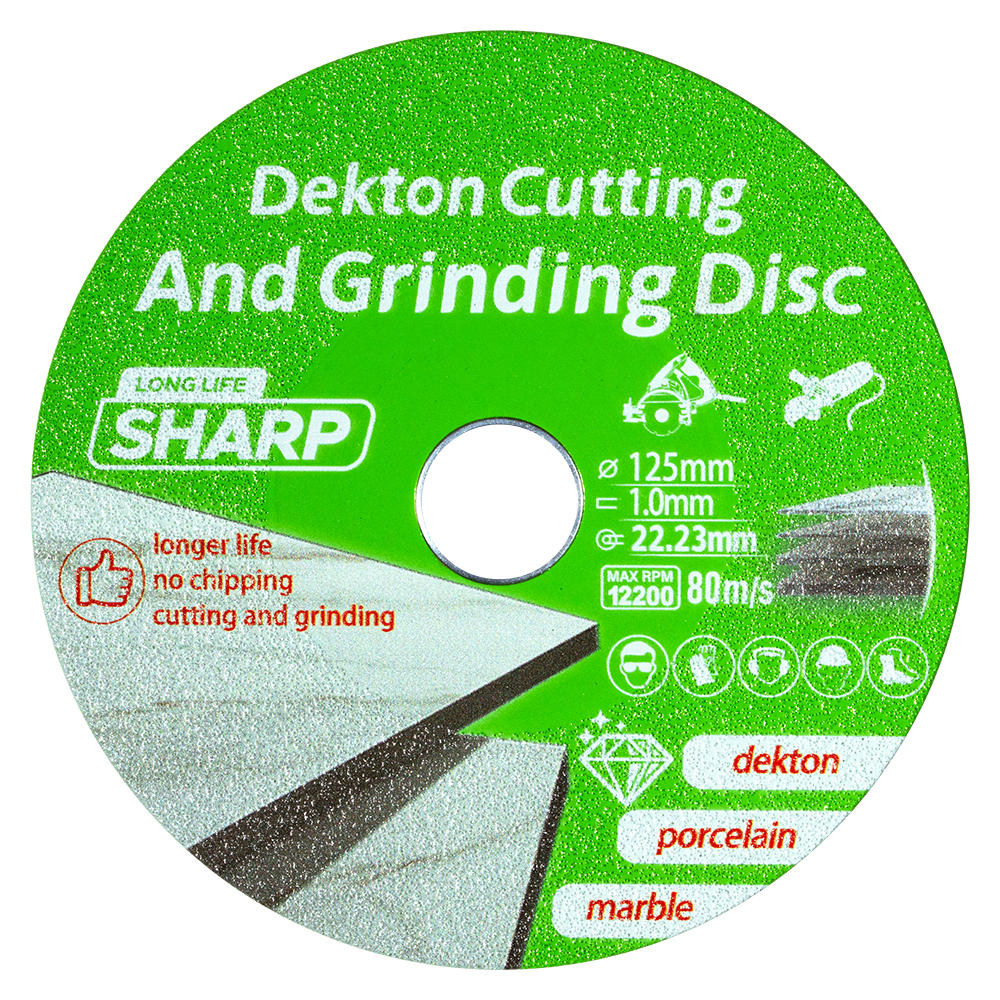 GREEN ELECTROPLATED BLADE FOR DEKTON/PORCELAIN - Detroitdiamondtools