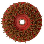 DDT 4" DIAMOND ANTIQUING BRUSH 5/8 - 11 THREAD - Detroitdiamondtools