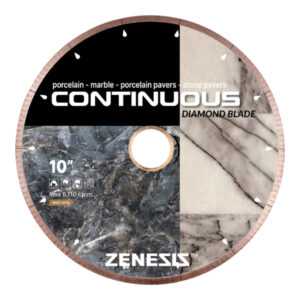 ZENESIS™ CONTINUOUS RIM BLADE FOR PORCELAIN PAVERS - Detroitdiamondtools