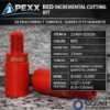APEXX Red Incremental Cutting Bit