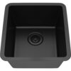 Q1618 Black Angled 1x1 copy Quartz Composite Bar Sink Q1618